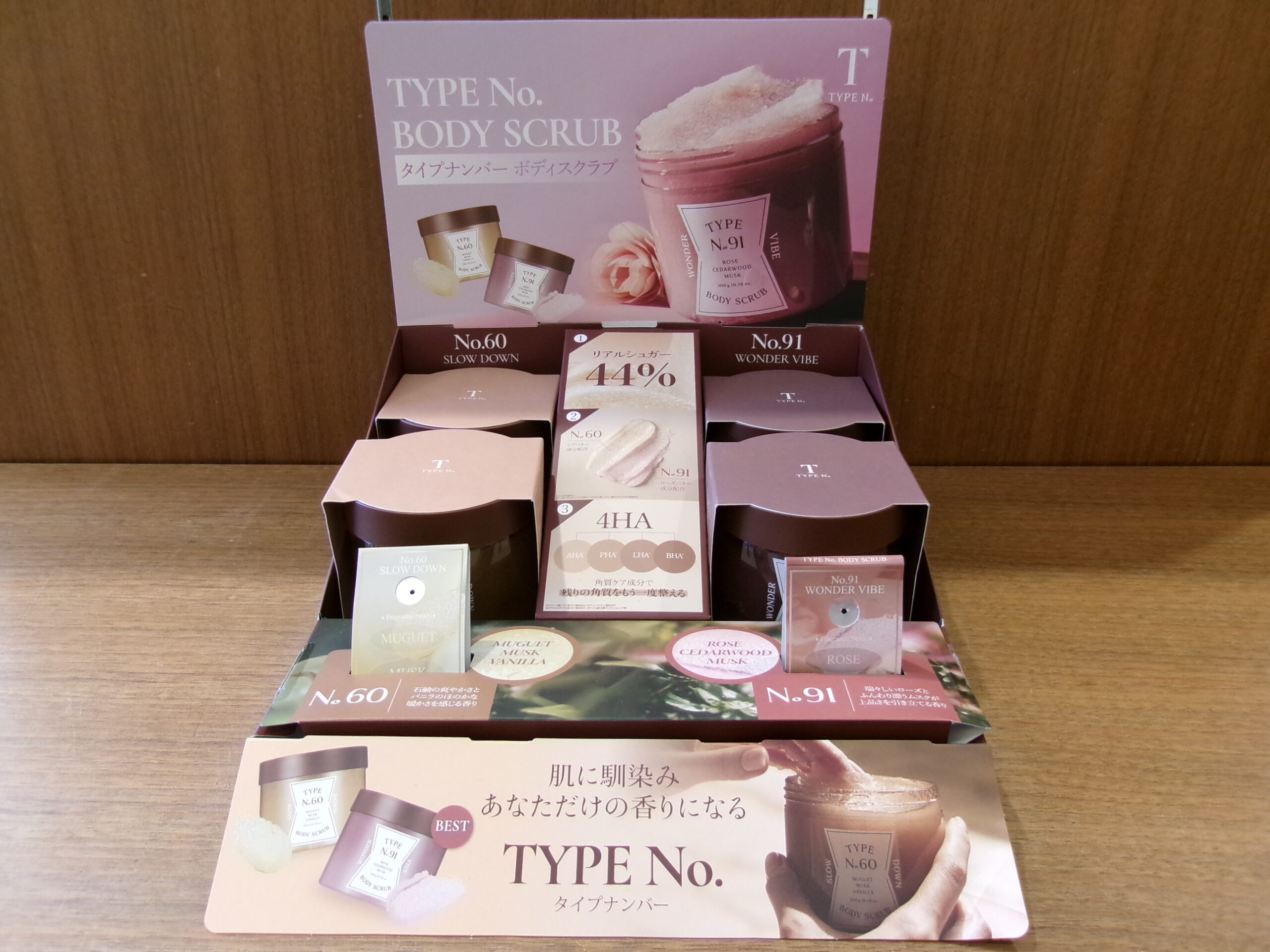 TYPE　No．タイプナンバー　ボディスクラブ