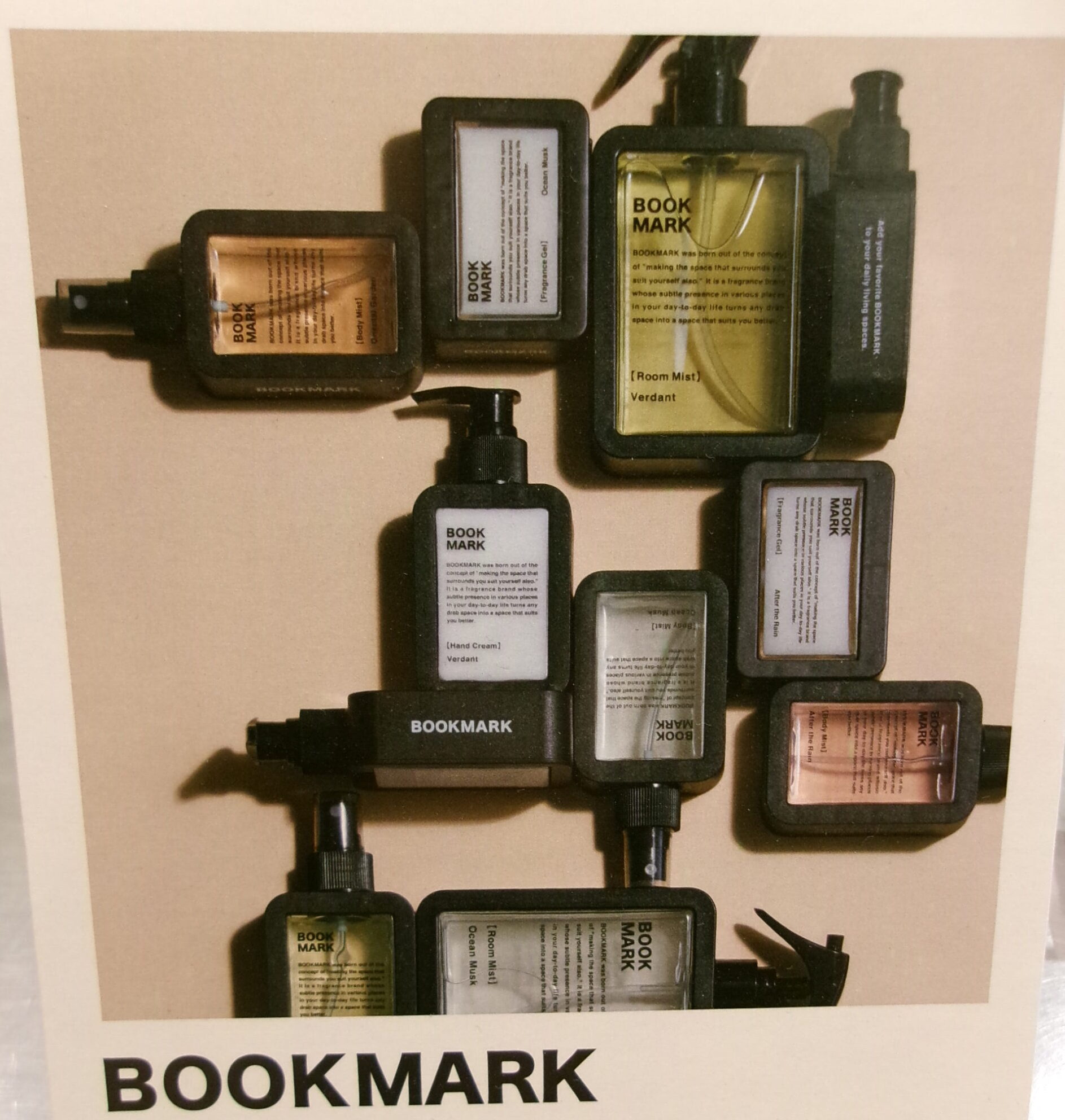 BOOKMARK 　フレグランスアイテム